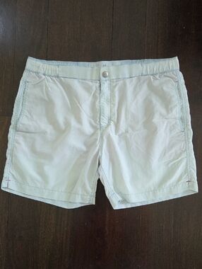 MEN'S VENROY LIGHT BLUE BATHING SUIT BOARD SHORTS SIZE LARGE 34-36 $150